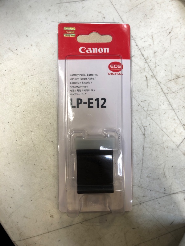 Photo 2 of CANON LP-E12 BATTERY PACK 