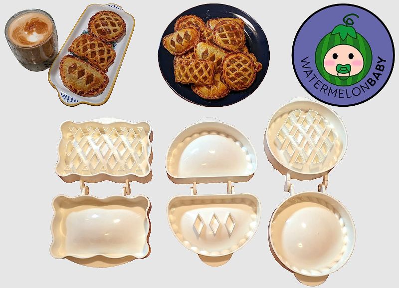 Photo 1 of 3 Pack Classic Mini Hand Pie Molds, Mini Pie Molds, Mini Pie Maker, Hand Pie Maker, One Press Pie Set, Dough Press, Pocket Pie Molds, Empanadas mold, Mini Baking Kit.
