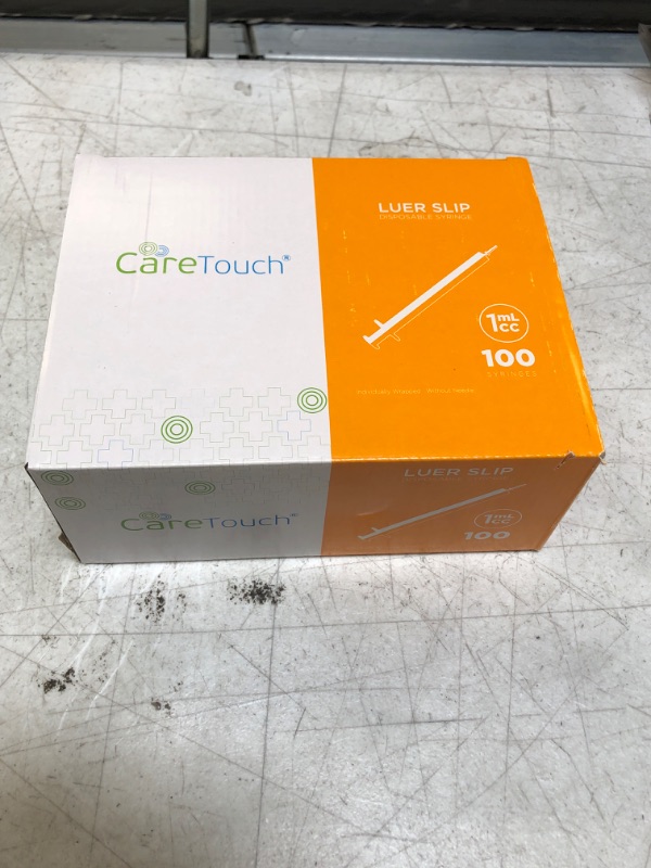 Photo 2 of 1ml Syringe Only - 100 Sterile Syringes by Care Touch (No Needle) (1ml Luer Slip Tip, 100)