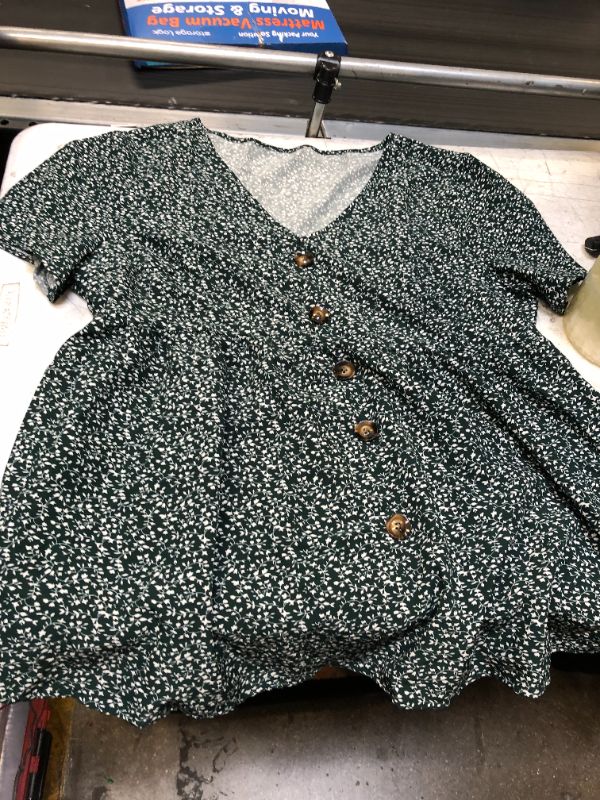 Photo 1 of Green Top Dress V Neck - Unknown Size 