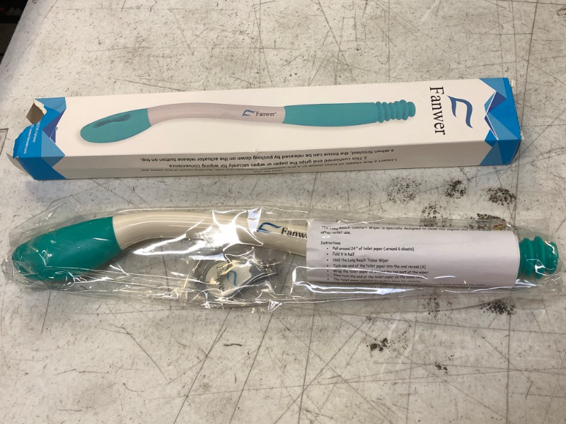 Photo 1 of Fanwer Toilet Aids Tools,Long Reach Comfort Wipe,Extends Your Reach Over 15" Grips Toilet Paper or Pre-Moistened Wipes