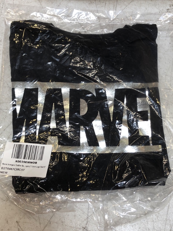 Photo 2 of Marvel Avengers Metallic T-Shirt Toddler to Big Kid - SIZE 5T
