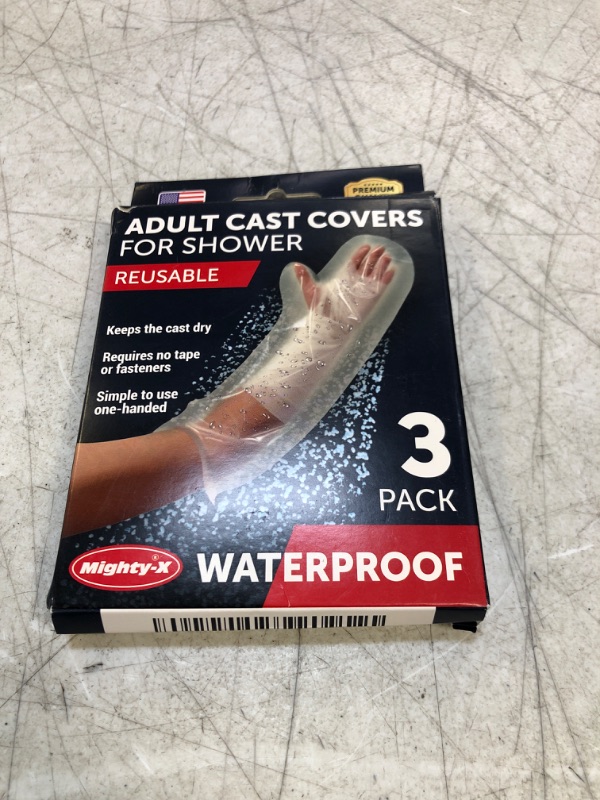 Photo 2 of 100% Waterproof Cast Cover Arm -?Watertight Seal? - Reusable Adult Half Arm Cast Covers for Shower Elbow, Hand & Wrist - 3 Pack