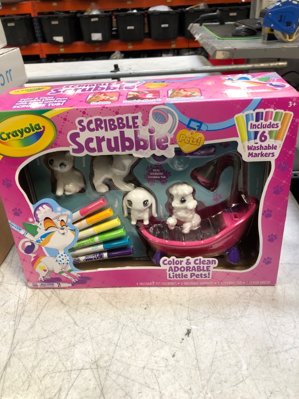 Photo 2 of Crayola Scribble Scrubbie Pets Tub Set, Toys for Girls & Boys, Gifts for Kids, Ages 3, 4, 5, 6