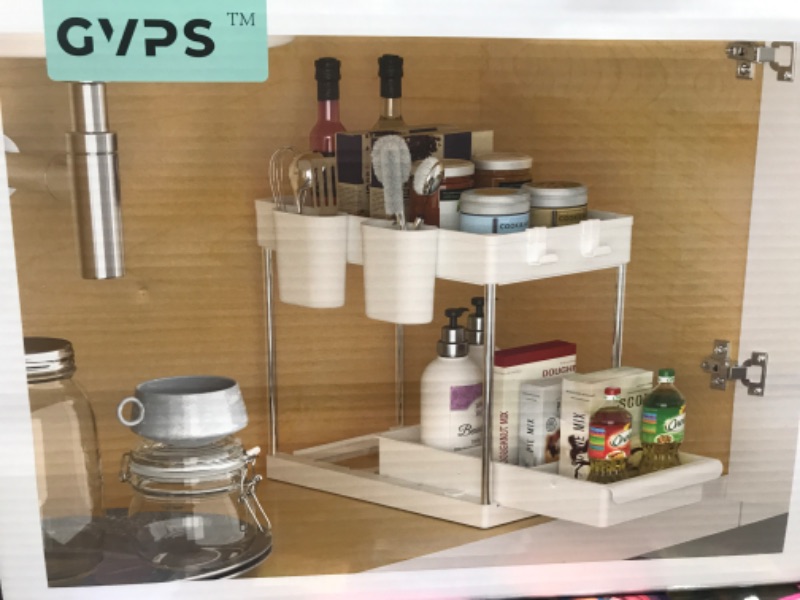 Photo 1 of 2-TIER UNDER SINK ORGANIZER WITH DRAWER