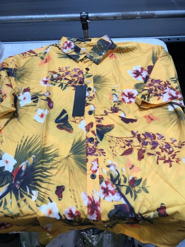 Photo 1 of MENS HAWAIIAN FLORAL SHIRT -- XL 