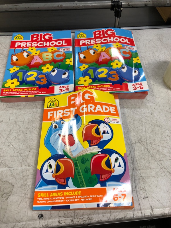 Photo 1 of  Big Preschool Workbook PACK OF 3