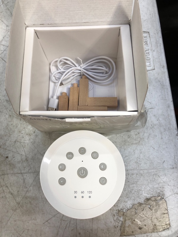 Photo 1 of AIRSEE Sound Machine White Noise Machine with Baby Night Light Built-in 31 Soothing Sounds with Timer & Memory Features for Better Sleep, Portable Noise Machine for Baby, Adults, Elders, Home, Travel White 1 Count (Pack of 1)