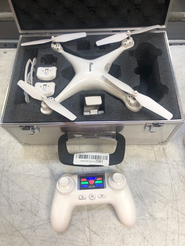 Photo 2 of Potensic T25 Drone with 2K Camera for Adults, RC FPV GPS Drone with WiFi Live Video, Auto Return Home, Altitude Hold, Follow Me, Custom Flight Path, 2 Drone Batteries and Carrying Case