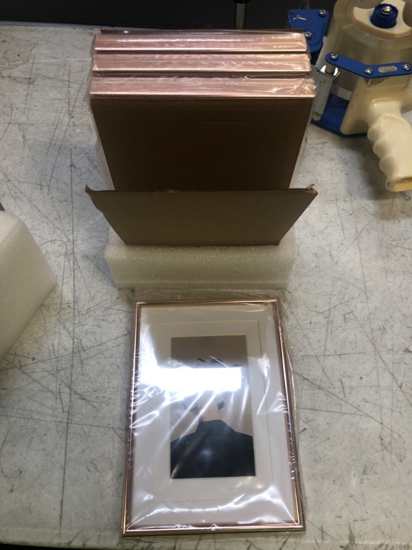 Photo 1 of 4 PACK ROSEGOLD PICTURE FRAME 