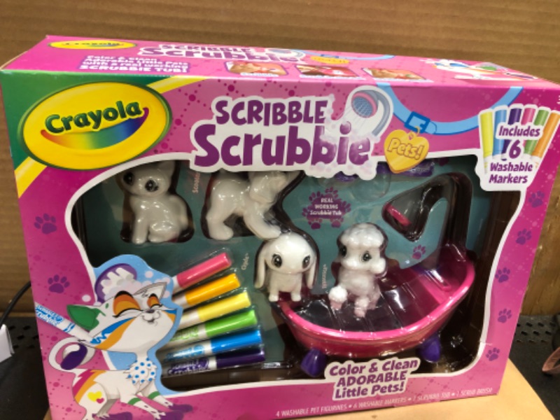 Photo 1 of CRAYOLA SCRIBBLE SCRUBBIE PETS