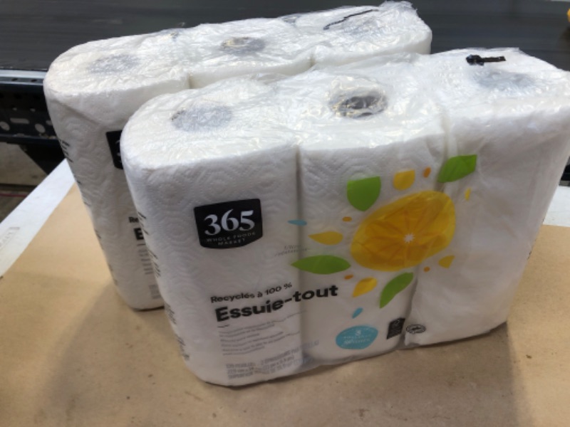 Photo 2 of 6pcs---365 by Whole Foods Market, Paper Towels 135 Sheet Jumbo Rolls  