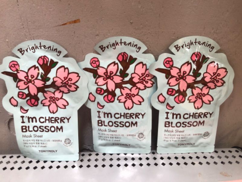 Photo 2 of 3pcs --TONYMOLY I'm Real Cherry Blossom Brightening Mask Sheet 