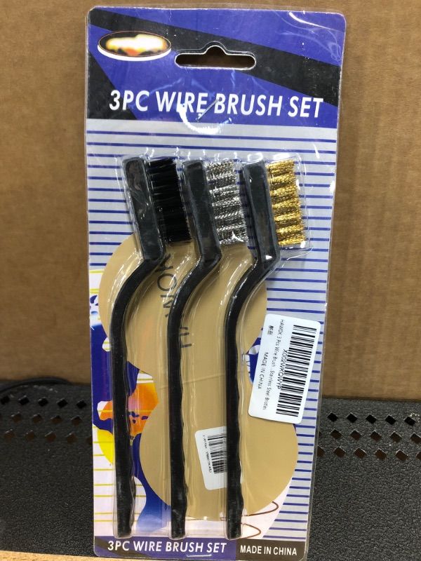 Photo 1 of 3PC Wire Brush Set Small
