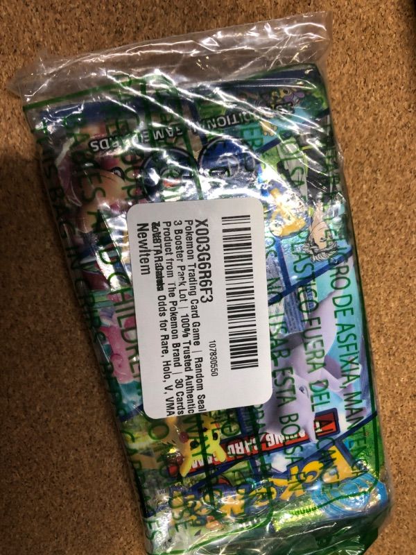 Photo 3 of ------Random Sealed-----Pokemon Trading Card Game | Random Sealed 3 Booster Pack Lot | 100% Trusted Authentic Product from The Pokemon Brand | 30 Cards Total | Random Odds for Rare, Holo, V, VMAX & VSTAR Cards
