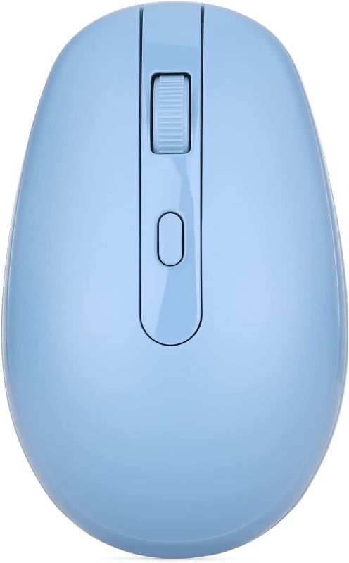 Photo 1 of Rii Wireless Mouse RM700 2.4G Silent Mouse with 3200 DPI,Computer Mouse with USB Nano Receiver for Laptop,PC,Mac,Windows and School Work (Sierra Blue)
