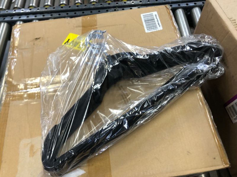 Photo 1 of 15pc black velvet hangers