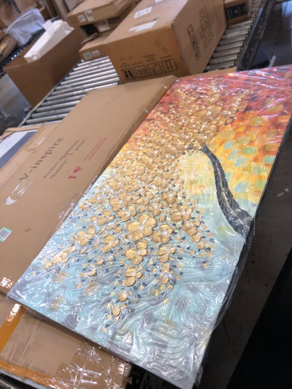 Photo 1 of 24x47inch flower painting(textured)