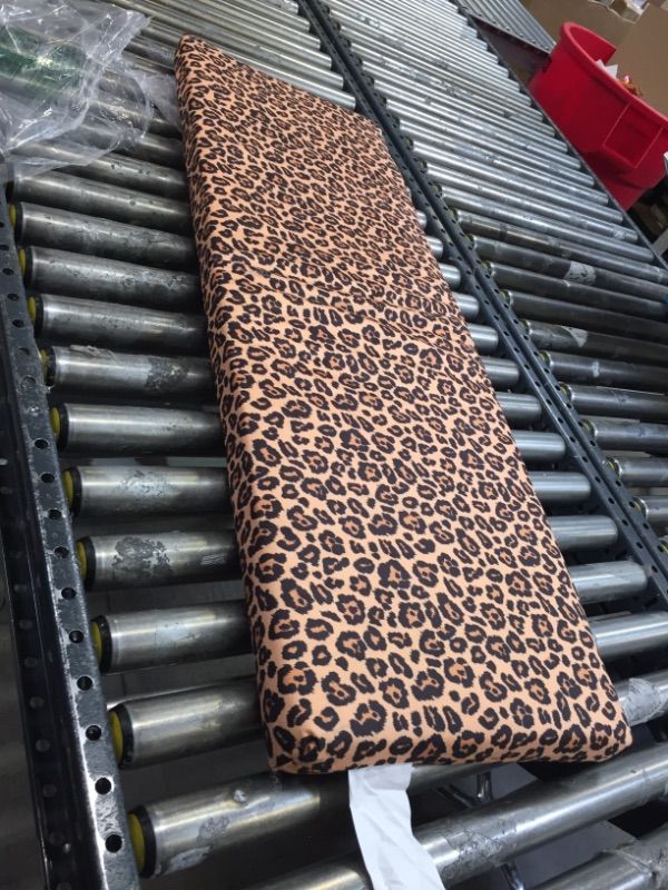 Photo 1 of 46x15x2in cheeta print seat cushion