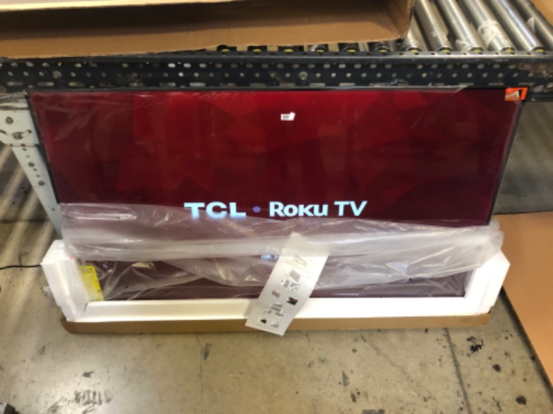 Photo 1 of TCL 55" Class 4-Series 4K UHD HDR Smart Roku TV(Wi-Fi, RF, USB, Ethernet, HDMI) - 55S455 55-inch