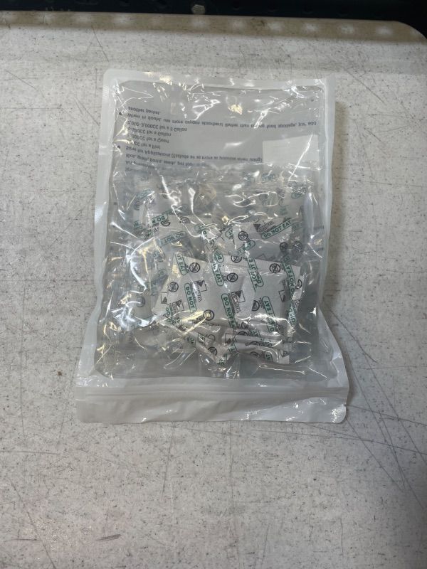 Photo 1 of 400cc Oxygen Absorbers for Food Storage, 50 PCS O2 Absorbers Food Grade for Mylar Bags, Mason Jars, Vacuum Bags, Flour, Wheat, Oats and Freeze Dried Foods Long Term Storage (400cc, 50Packets)