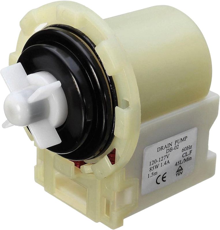 Photo 1 of 8540024 Washer Drain Pump Motor by Seentech - Exact fit for Whirlpool Kenmore Washing Machine - Parts Replaces W10130913, 8540024, W10117829
