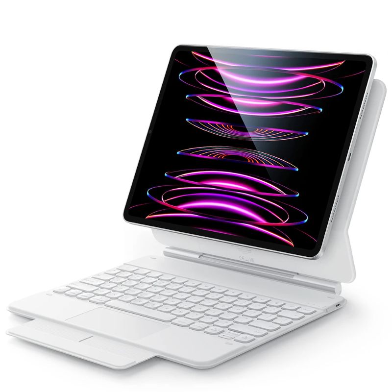 Photo 1 of iPad Pro 12.9” Rebound Magnetic Keyboard Case Arctic White 
