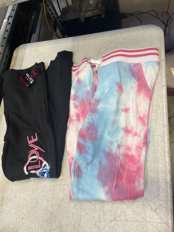 Photo 1 of 2 PAIRS OF SWEATS FOR GIRLS L 14/16