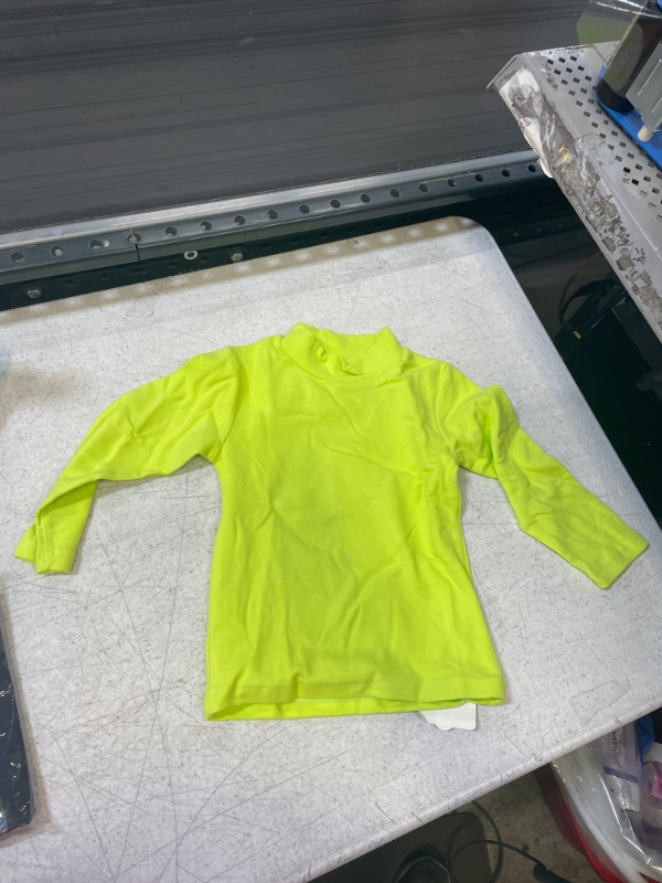 Photo 1 of LIME GREEN LONG SLEEVE TURTLENECK SHIRT 24 M 