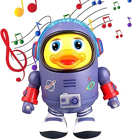 Photo 1 of Baby Toys for 12-18 Months, Infant Toys for 1 Year Old Boy, Space Duck Dancing Musical Toys for Toddlers 1-3, Tummy Time Toys Crawling Toys for Babies 6-12 Month, Gifts for One Year Old Boy Girl
