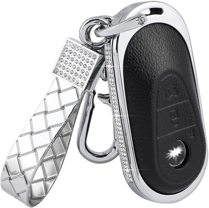Photo 1 of YFRAUTO for Mercedes Key Fob Cover 2022 Bling Accessories C S Class Car Key Case Shiny Rhinestones Zinc Metal Silver Keychain 1Pc