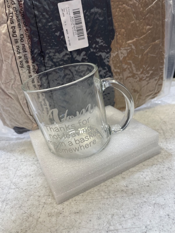 Photo 1 of CLEAR COFFEE GLASS FOR MOMS 