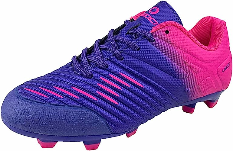 Photo 1 of EPIMENO Soccer Cleats Boys Girls Kids Firm Ground Football Shoes Unisex 1