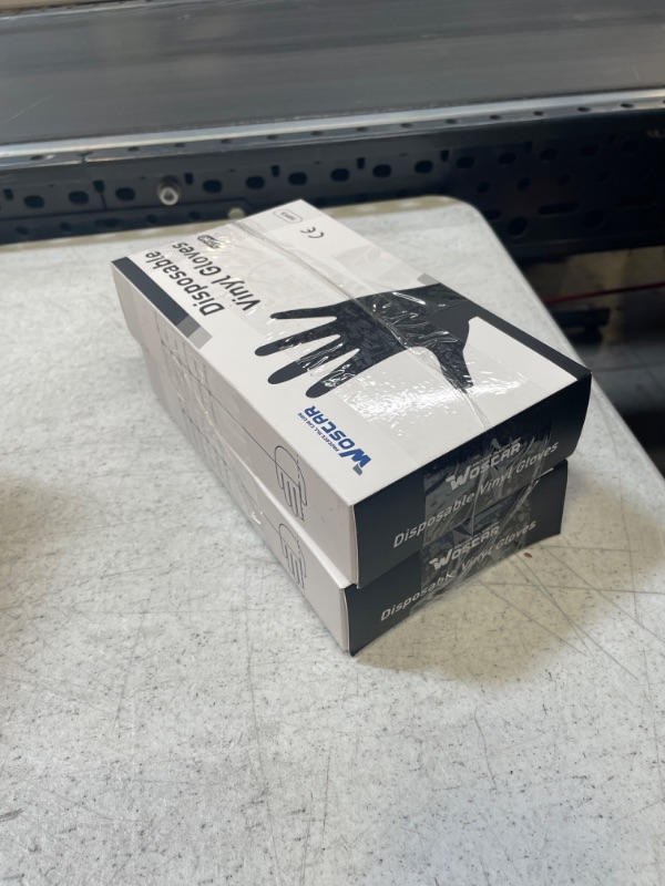 Photo 1 of 2 PACK BLACK GLOVES LARGE / MEDIUM 