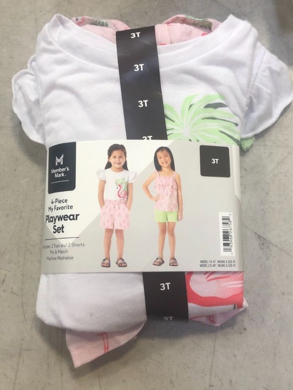 Photo 1 of MEMBERS MARK 4-PIECE MY FAVORITE PLAYWEAR SET - SIZE 3T