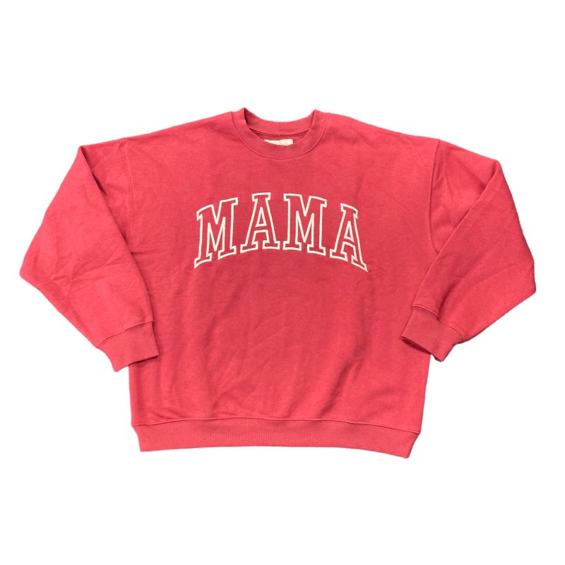 Photo 1 of State of Mine Women's Soft Long Sleeve "Mama" Stitched Logo Sweatshirt
Size: L
Color: Burgundy