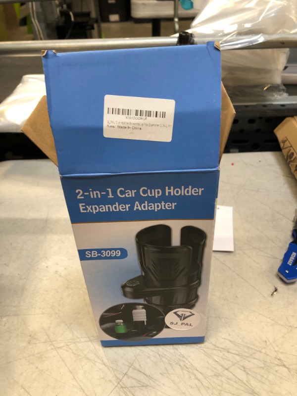 Photo 2 of Cup Holder Expander for Car, 2 in 1 Cup Holder Extender with Adjustable Base, All Purpose Car Cup Holder Car Accessories for Large Bottles and Mugs 2.5-5.91 Inch