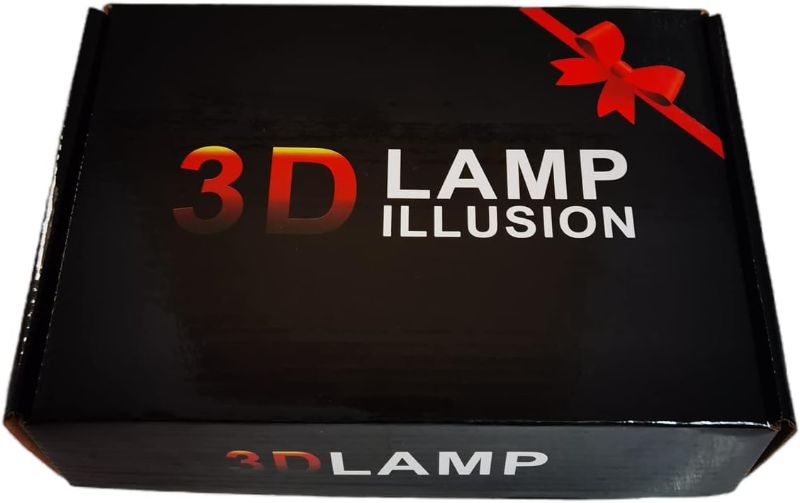 Photo 1 of 3D Illusion Night Light LED Desk Lamp Touch Control 