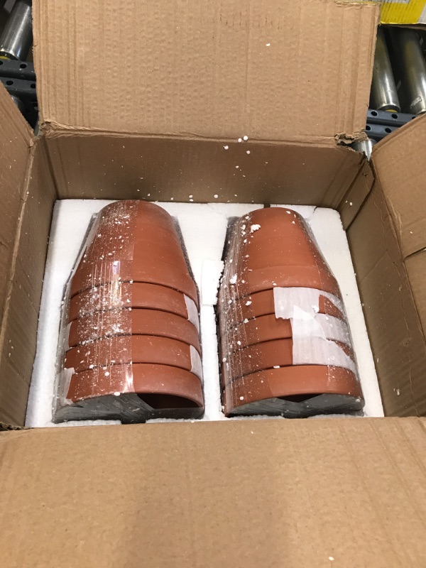 Photo 1 of OLEEP Clay Pot - 10 Pack Large Terra Cotta Plant Pot with Drainage Hole, Clay Planters Pot, Terracotta Pot for Indoor Outdoor Plant (5.5 inch)