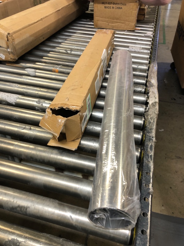 Photo 2 of FGJQEFG 3.5 Inch Straight DIY Custom Mandrel Exhaust Pipe Tube Pipe, 30 Inch Length, 3.5'' OD Mandrel Straight Pipe, T304 Stainless Steel, Universal Fitment - 1PC 3.5''OD-Straight-30''-1PC