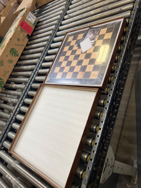 Photo 2 of AMEROUS 19 Inches Professional Wooden Tournament Chess Board with 2.0" Squares / Gift Package / Chess Board Only (No Chess Pieces)