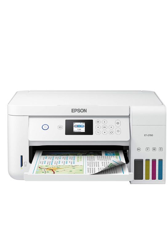 Photo 1 of Epson EcoTank ET-2760 Wireless All-in-One Cartridge-Free Supertank Printer 