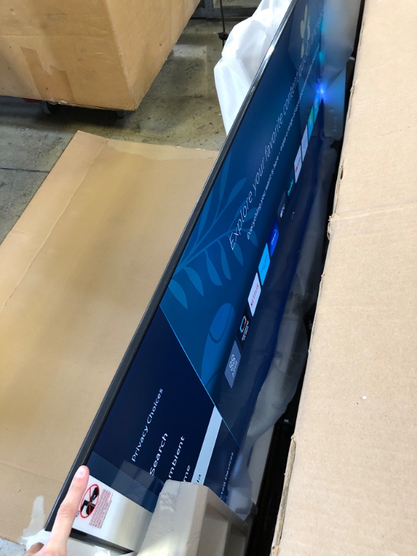 Photo 2 of SAMSUNG 65-Inch Class QLED 4K Q60C Series Quantum HDR, Dual LED, Object Tracking Sound Lite, Q-Symphony, Motion Xcelerator, Gaming Hub, Smart TV with Alexa Built-in (QN65Q60C, 2023 Model),Titan Gray 65-Inch TV Only