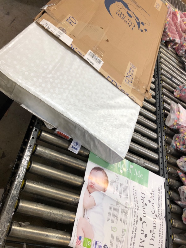 Photo 2 of Dream On Me Honeycomb Orthopedic Firm Fiber Standard Baby Crib Mattress | Greenguard Gold certified | 10 Year warranty | 5” Fiber Core Optimum Support | Infant and Toddler Mattress | Waterproof Cover