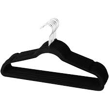 Photo 1 of 10pc Black Velvet hangers