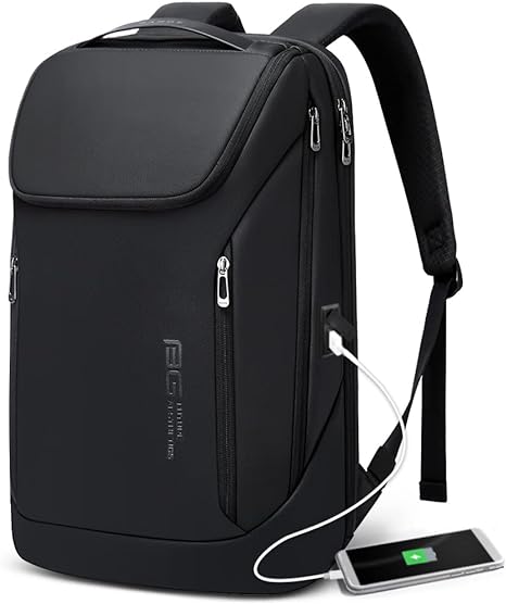 Photo 1 of BANGE Business Smart Backpack Waterproof fit 15.6 Inch Laptop Backpack with USB Charging Port,Travel Durable Backpack
