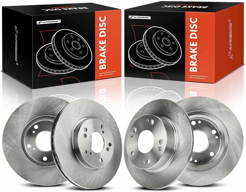 Photo 1 of A-Premium Front and Rear Disc Brake Rotors Replacement for Honda Accord 2003-2007 LX EX L4 2.4L Set of 2
