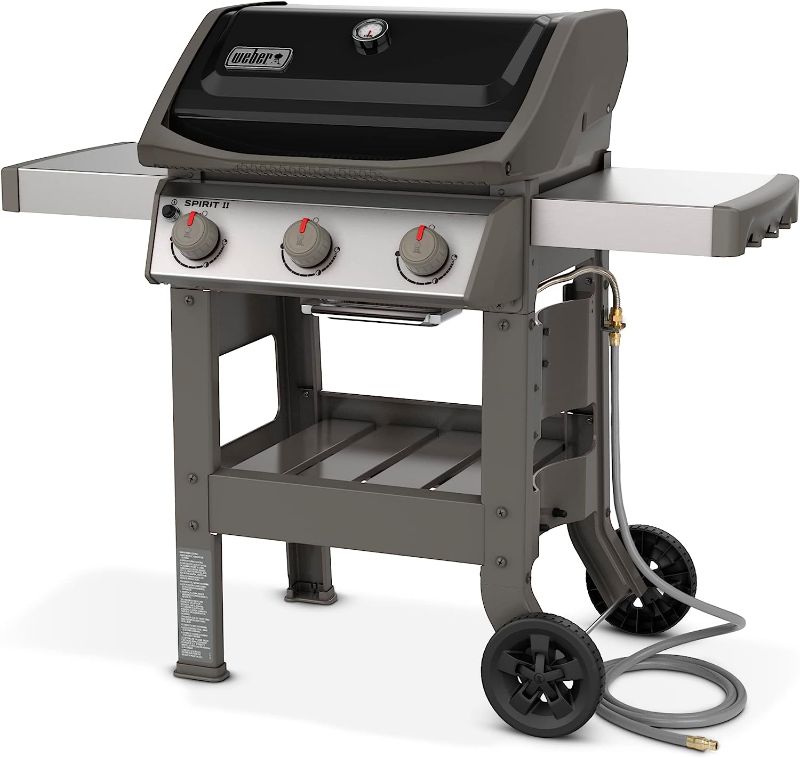 Photo 1 of 
Weber Spirit II E-310 3-Burner Natural Gas Grill, Black
Color:Black
Style:Natural Gas
Pattern Name:Propane Grill