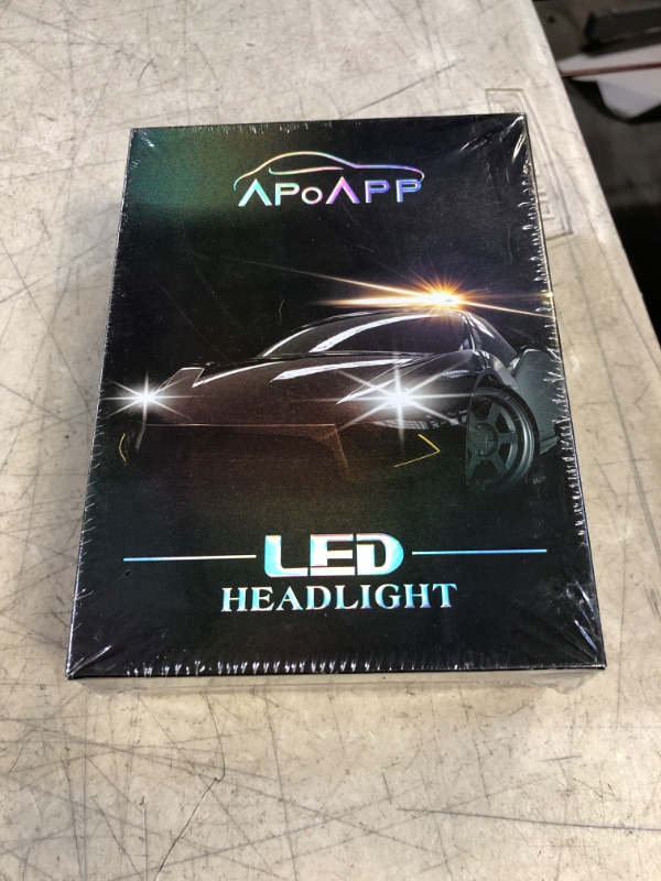 Photo 2 of APOAPP H1/H4/H7/H11/H9/H8/9005HB3/9006HB4 High and Low Beam LED Headlight Bulb Combo, 12000 Lumens Super Bright LED Headlight Conversion Kit 6500K Cool White (9005HB3)