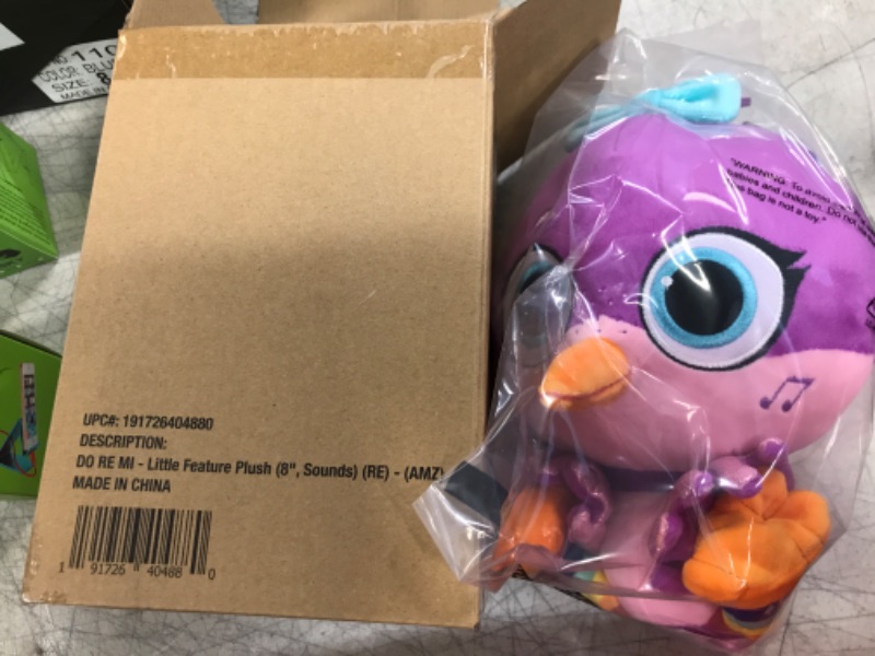 Photo 2 of Do, Re & Mi Little Feature Plush - 8-Inch ‘Re’ The Owl Plush Toy with Sounds - for Kids 3 and Up - Amazon Exclusive Purple